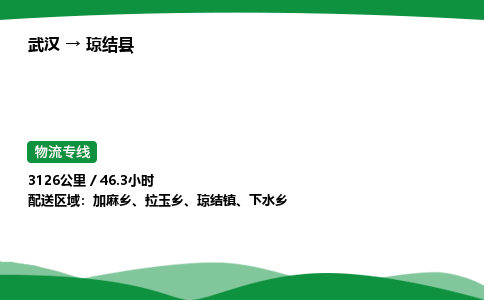 武汉至琼结县货运公司_武汉到琼结县物流_武汉至琼结县物流专线